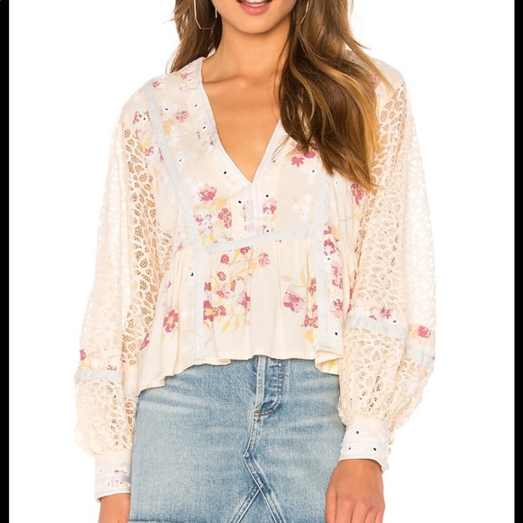 FreePeople Boogie All Night Embellished Top - Picture 2 of 3